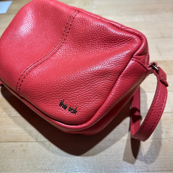 The Sak Crossbody Bag in Coral Red - Picture 2 of 5